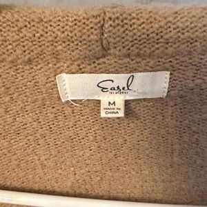 Easel Camel Knit Sweater